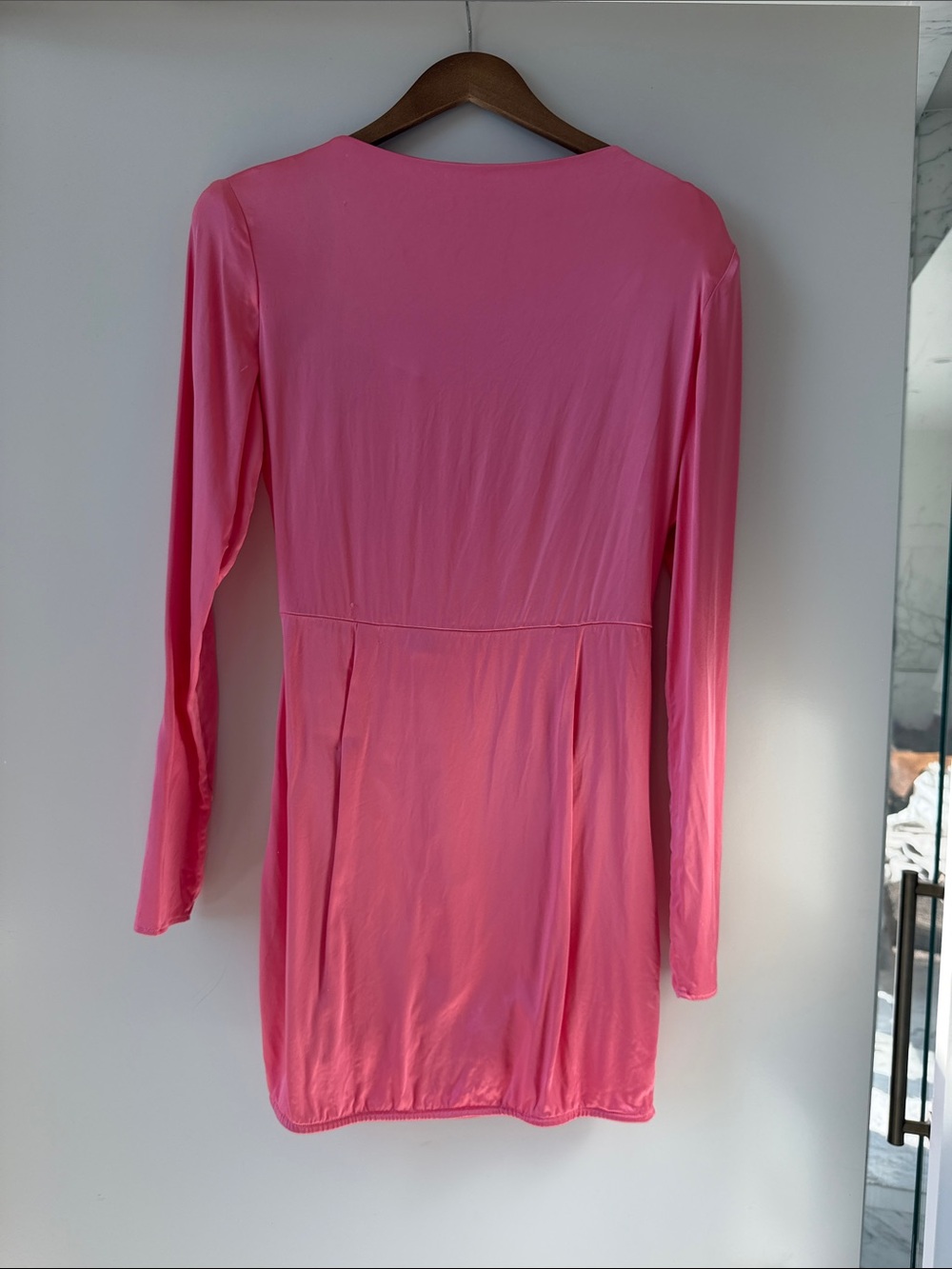 Gauge81 Vibrant Pink Long-Sleeve Midi Dress - Picture 3 of 5